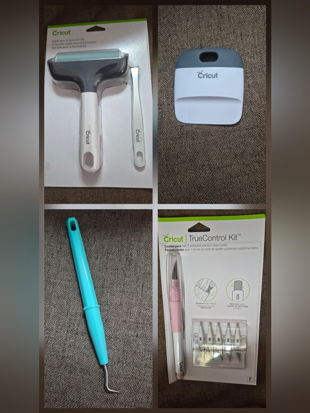 Cricut Tools Bundle NWT TrueControl Knife & Applicator Set + 2 Gently Used